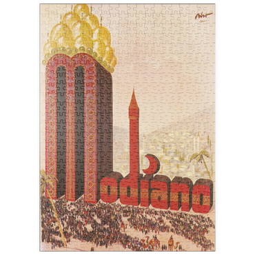 Darstellung des Puzzle Motivs puzzleplate Biró for Modiano 500 Puzzle