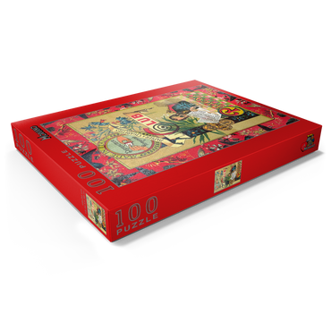 Darstellung des Puzzle Motivs Club Patent Modiano 100 Puzzle Schachtel Ansicht1