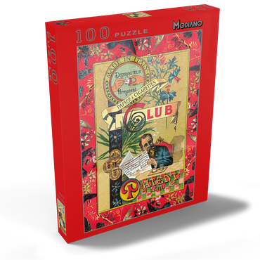 Darstellung des Puzzle Motivs Club Patent Modiano 100 Puzzle Schachtel Ansicht2