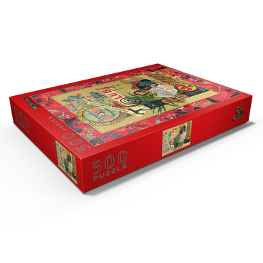 Darstellung des Puzzle Motivs Club Patent Modiano 500 Puzzle Schachtel Ansicht1