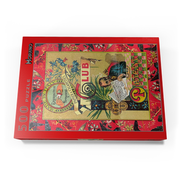 Darstellung des Puzzle Motivs Club Patent Modiano 500 Puzzle Schachtel Ansicht3