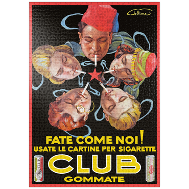 Darstellung des Puzzle Motivs puzzleplate Club Modiano Do like us! 1000 Puzzle