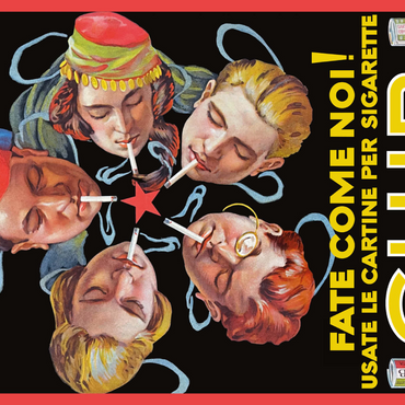 Darstellung des Puzzle Motivs Club Modiano Do like us! 1000 Puzzle 3D Modell