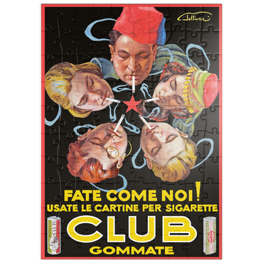 Darstellung des Puzzle Motivs puzzleplate Club Modiano Do like us! 100 Puzzle