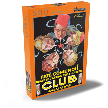 Darstellung des Puzzle Motivs Club Modiano Do like us! 500 Puzzle Schachtel Ansicht2