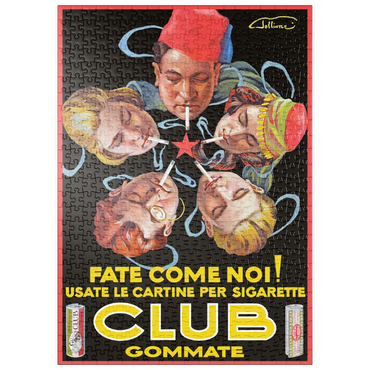 Darstellung des Puzzle Motivs puzzleplate Club Modiano Do like us! 500 Puzzle