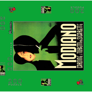 Darstellung des Puzzle Motivs Lenhart for Modiano 200 Puzzle Schachtel 3D Modell