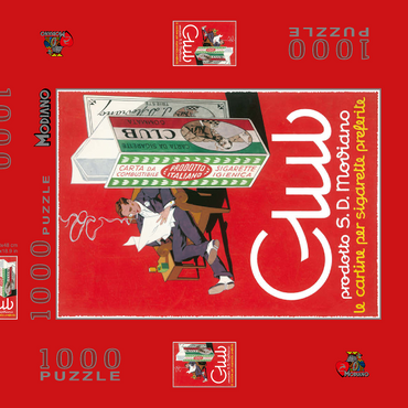 Darstellung des Puzzle Motivs Pollione for Club Modiano 1000 Puzzle Schachtel 3D Modell