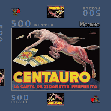 Darstellung des Puzzle Motivs Pollione for Centauro Modiano 500 Puzzle Schachtel 3D Modell