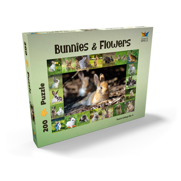 Darstellung des Puzzle Motivs Hasen & Kaninchen - Collage No. 4 200 Puzzle Schachtel Ansicht2