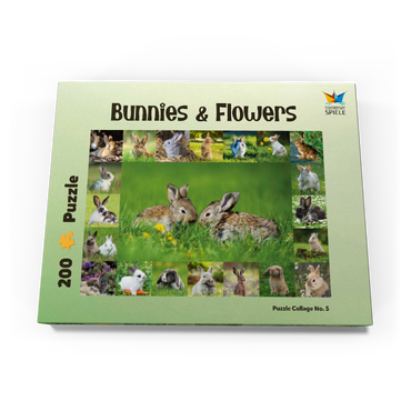 Darstellung des Puzzle Motivs Hasen & Kaninchen - Collage No. 5 200 Puzzle Schachtel Ansicht3