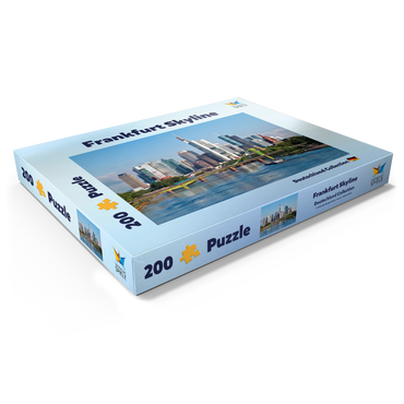 Darstellung des Puzzle Motivs Frankfurt Skyline 200 Puzzle Schachtel Ansicht1