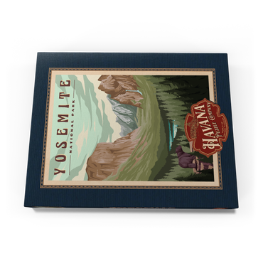 Darstellung des Puzzle Motivs Yosemite National Park - Yosemite Valley, Vintage Travel Poster 200 Puzzle Schachtel Ansicht3