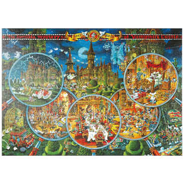 Darstellung des Puzzle Motivs puzzleplate Crime Scene - Michael Ryba - Cartoon Classics 1000 Puzzle