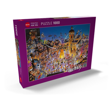 Darstellung des Puzzle Motivs Walpurgis Night - Hugo Prades 1000 Puzzle Schachtel Ansicht2