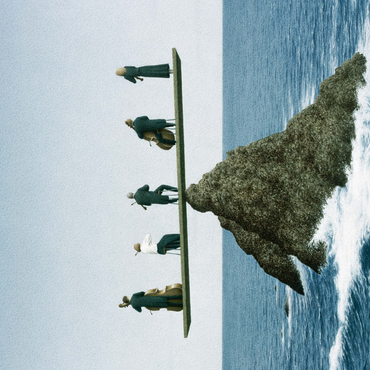 Darstellung des Puzzle Motivs Quintet - Quint Buchholz - Moments 1000 Puzzle 3D Modell