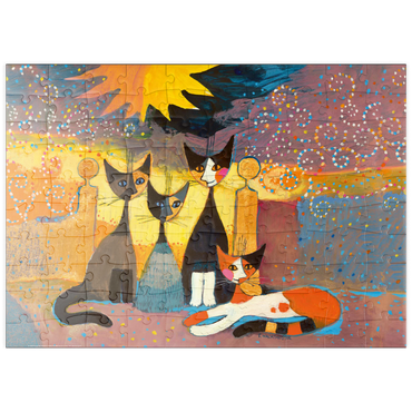Darstellung des Puzzle Motivs puzzleplate Entrance - Rosina Wachtmeister 100 Puzzle