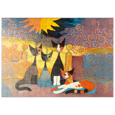 Darstellung des Puzzle Motivs puzzleplate Entrance - Rosina Wachtmeister 200 Puzzle