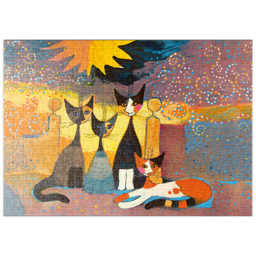 Darstellung des Puzzle Motivs puzzleplate Entrance - Rosina Wachtmeister 500 Puzzle
