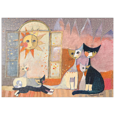 Darstellung des Puzzle Motivs puzzleplate Day - Rosina Wachtmeister 500 Puzzle