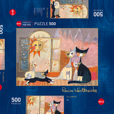 Darstellung des Puzzle Motivs Day - Rosina Wachtmeister 500 Puzzle Schachtel 3D Modell