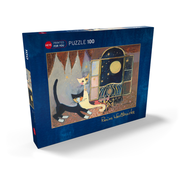 Darstellung des Puzzle Motivs Night - Rosina Wachtmeister 100 Puzzle Schachtel Ansicht2