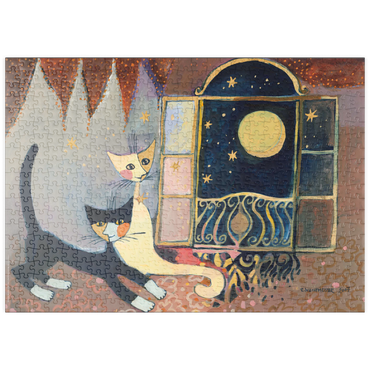 Darstellung des Puzzle Motivs puzzleplate Night - Rosina Wachtmeister 500 Puzzle