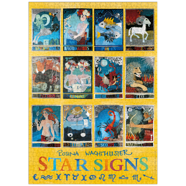 Darstellung des Puzzle Motivs puzzleplate Star Signs - Rosina Wachtmeister 1000 Puzzle