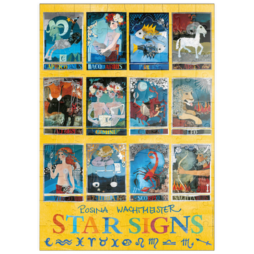 Darstellung des Puzzle Motivs puzzleplate Star Signs - Rosina Wachtmeister 100 Puzzle