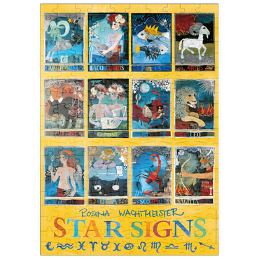 Darstellung des Puzzle Motivs puzzleplate Star Signs - Rosina Wachtmeister 200 Puzzle