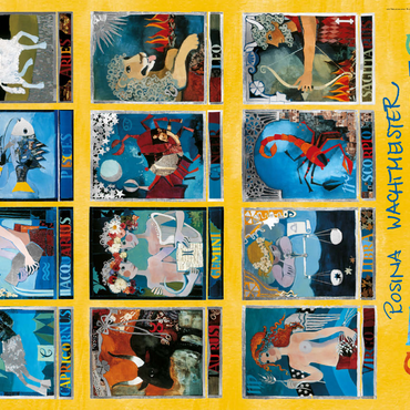 Darstellung des Puzzle Motivs Star Signs - Rosina Wachtmeister 200 Puzzle 3D Modell