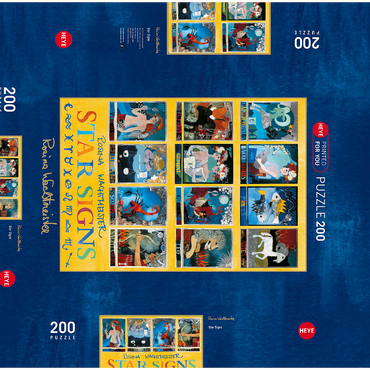 Darstellung des Puzzle Motivs Star Signs - Rosina Wachtmeister 200 Puzzle Schachtel 3D Modell