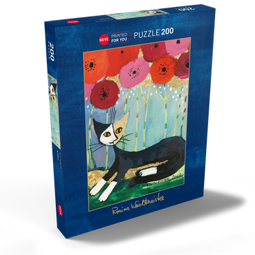 Darstellung des Puzzle Motivs My Poppies - Rosina Wachtmeister 200 Puzzle Schachtel Ansicht2