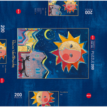 Darstellung des Puzzle Motivs Stroll - Rosina Wachtmeister 200 Puzzle Schachtel 3D Modell