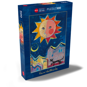 Darstellung des Puzzle Motivs Stroll - Rosina Wachtmeister 500 Puzzle Schachtel Ansicht2