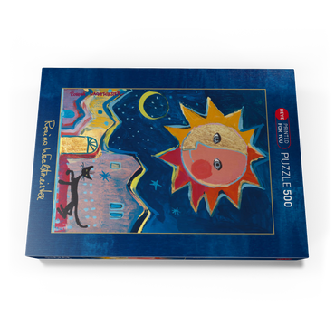 Darstellung des Puzzle Motivs Stroll - Rosina Wachtmeister 500 Puzzle Schachtel Ansicht3