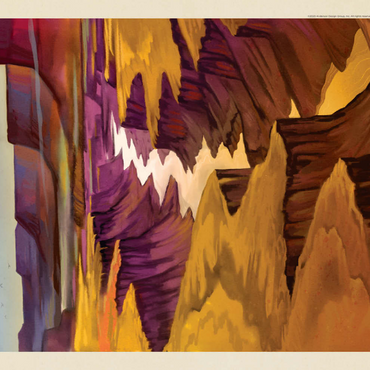 Darstellung des Puzzle Motivs Canyonlands National Park: River View, Vintage Poster 200 Puzzle 3D Modell