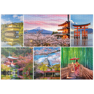 Darstellung des Puzzle Motivs puzzleplate Sehenswürdigkeiten in Japan - Mount Fuji 1000 Puzzle