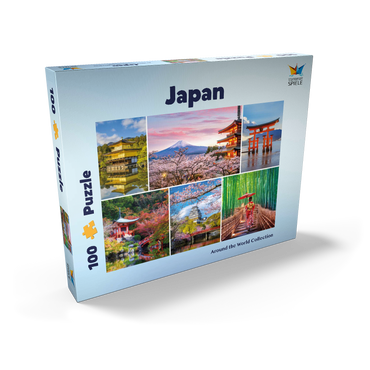 Darstellung des Puzzle Motivs Sehenswürdigkeiten in Japan - Mount Fuji 100 Puzzle Schachtel Ansicht2
