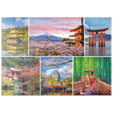 Darstellung des Puzzle Motivs puzzleplate Sehenswürdigkeiten in Japan - Mount Fuji 100 Puzzle