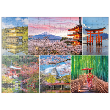 Darstellung des Puzzle Motivs puzzleplate Sehenswürdigkeiten in Japan - Mount Fuji 200 Puzzle