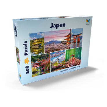 Darstellung des Puzzle Motivs Sehenswürdigkeiten in Japan - Mount Fuji 500 Puzzle Schachtel Ansicht2