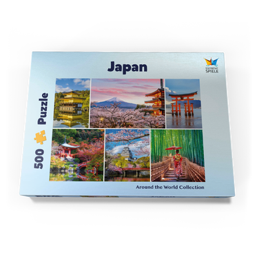 Darstellung des Puzzle Motivs Sehenswürdigkeiten in Japan - Mount Fuji 500 Puzzle Schachtel Ansicht3
