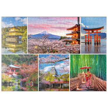 Darstellung des Puzzle Motivs puzzleplate Sehenswürdigkeiten in Japan - Mount Fuji 500 Puzzle