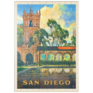 Darstellung des Puzzle Motivs puzzleplate San Diego, CA: Balboa Park, Vintage Poster 200 Puzzle
