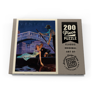 Darstellung des Puzzle Motivs Italy: An Evening in Venice, Vintage Poster 200 Puzzle Schachtel Ansicht3