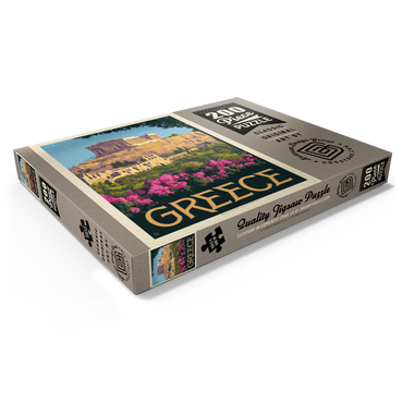 Darstellung des Puzzle Motivs Greece: The Parthenon, Vintage Poster 200 Puzzle Schachtel Ansicht1