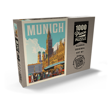 Darstellung des Puzzle Motivs Germany: Munich 1000 Puzzle Schachtel Ansicht2