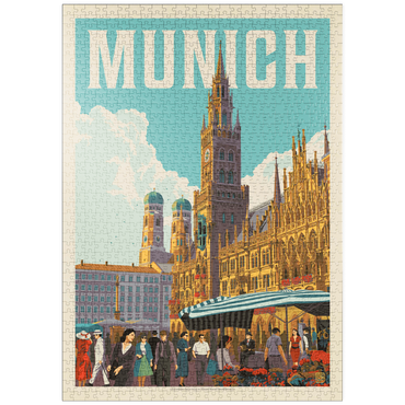 Darstellung des Puzzle Motivs puzzleplate Germany: Munich 1000 Puzzle