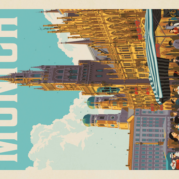 Darstellung des Puzzle Motivs Germany: Munich 1000 Puzzle 3D Modell